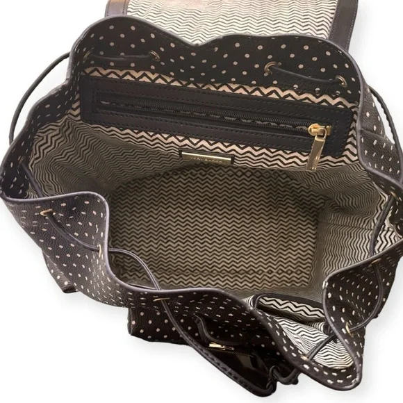 Tory Burch Kerrington Polka Dot Backpack Bag NWOT - Picture 6 of 11